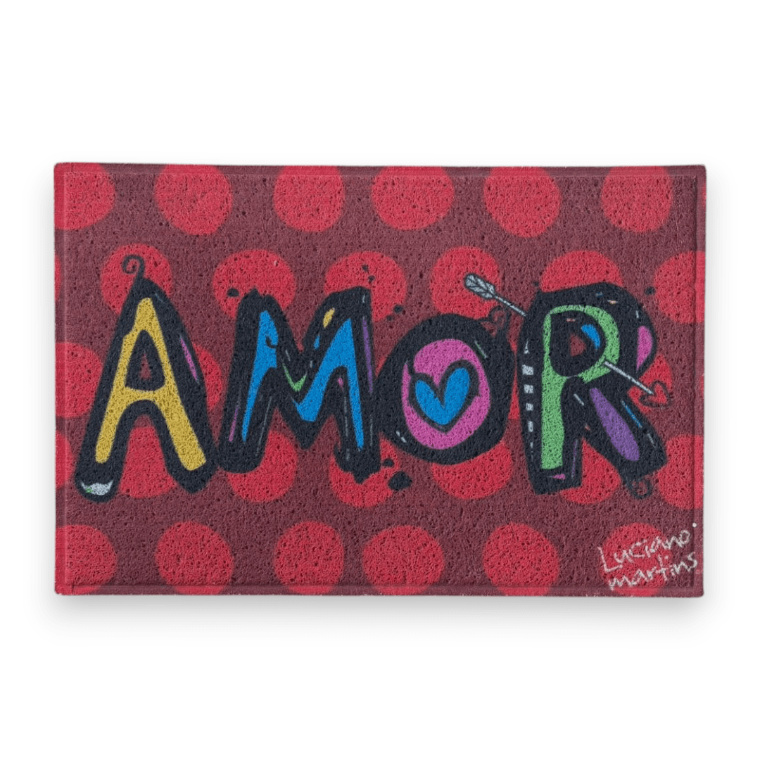 ALFOMBRA FELPUDO ARTE AMOR 40X60
