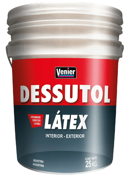 LÁTEX INT/EXT DESSUTOL MATE BLANCO 25 L