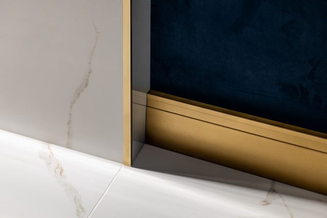 ZÓCALO EPS EXTRA LINE 100MM x 2.5 M ORO