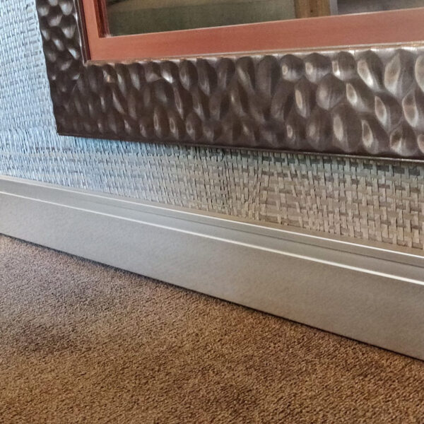 ZÓCALO EPS EXTRA LINE 100MM x 2.5 M PLATA