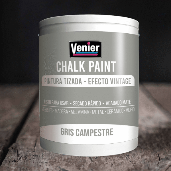 PINTURA ATIZADA CHALK PAINT GRIS CAMPESTRE 1 L