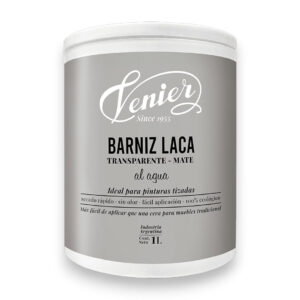 LACA PARA PINTURA ATIZADA AL AGUA MATE 1 L
