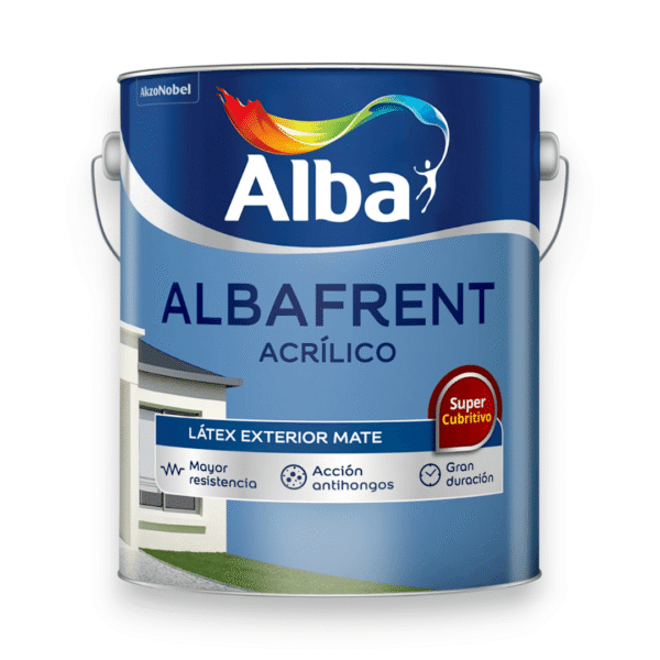 LATEX EXTERIOR ALBAFRENT MATE BLANCO 10 L