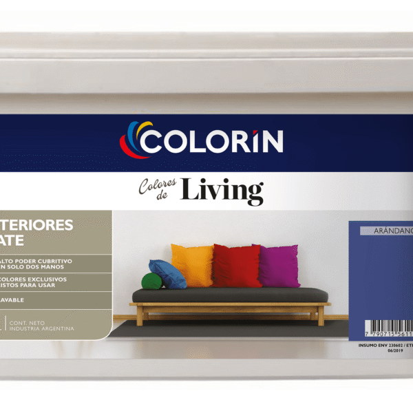 LIVING LATEX INTERIOR ARÁNDANO MATE 4 L