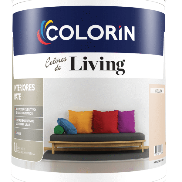 LIVING LATEX INTERIOR AVELLANA MATE 1 L