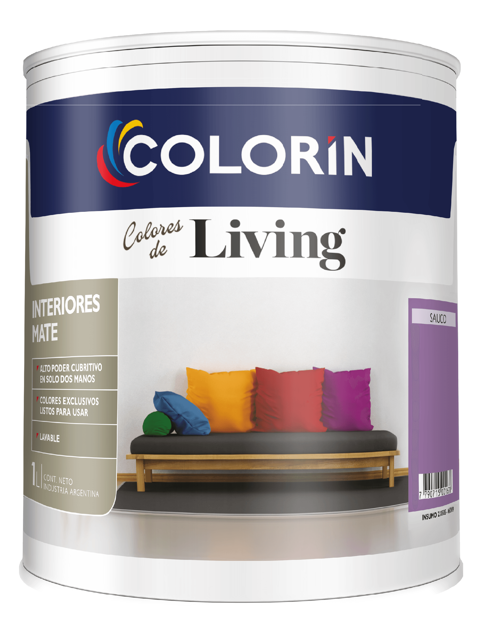 LIVING LATEX INTERIOR SAUCO MATE 1 L