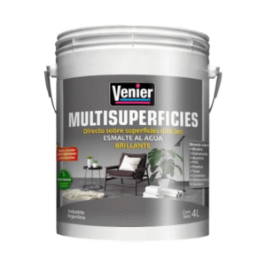 ESMALTE AL AGUA MULTISUPERFICIES BLANCO BRILLANTE 4 L