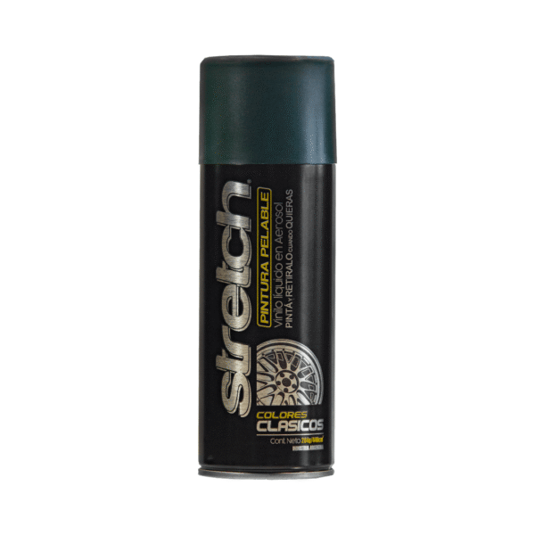 STRETCH PINTURA EN AEROSOL REMOVIBLE VERDE MILITAR 440 CC