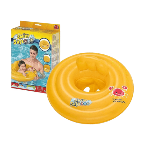 INFLABLE ASIENTO TRIPLE ANILLO PARA BEBÉS 69 CM