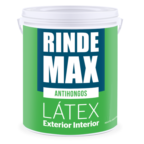 Rindemax látex exterior interior blanco 4 L para paredes