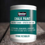PINTURA ATIZADA CHALK PAINT VERDE PETROLEO 1 L