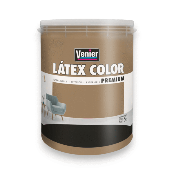 LÁTEX COLOR INTERIOR / EXTERIOR MATE BEIGE SUAVE 5 L