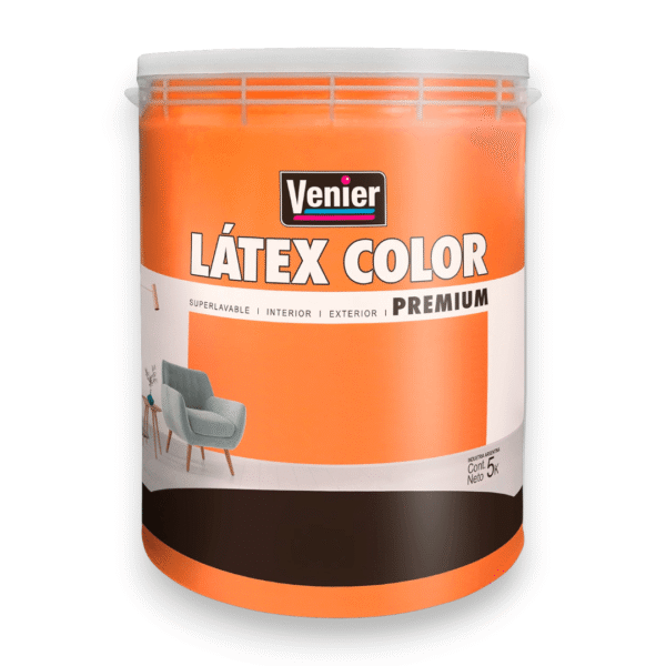 LÁTEX COLOR INTERIOR / EXTERIOR MATE NARANJA ENÉRGICO 5 L
