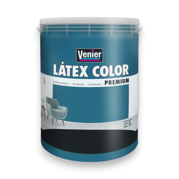 LÁTEX COLOR INTERIOR / EXTERIOR MATE AZUL OCEANO 5 L