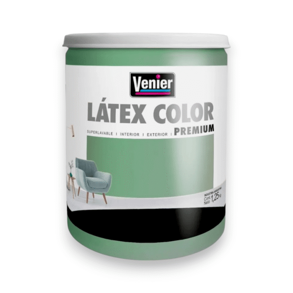 LÁTEX COLOR INTERIOR / EXTERIOR MATE VERDE OLIVO 1.25 L