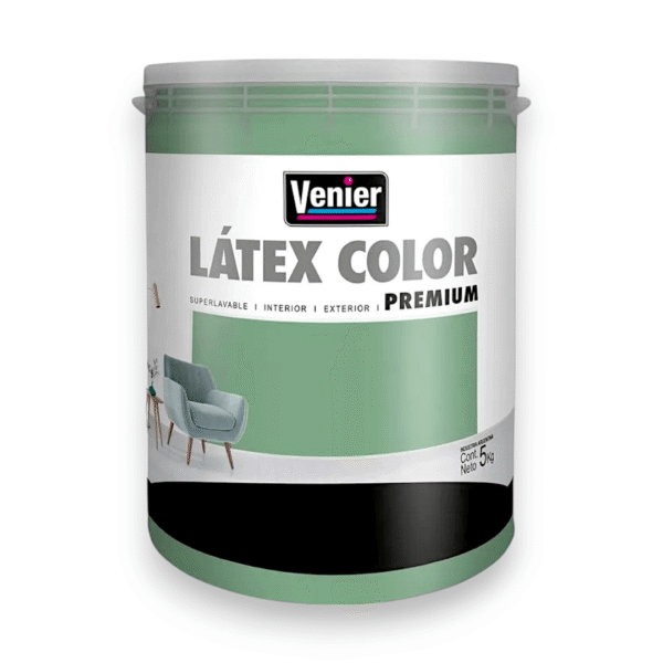 Látex Color Interior / Exterior Mate Verde Olivo 5 L