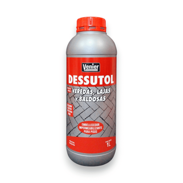 IMPERMEABILIZANTE DESSUTOL VEREDAS, LAJAS Y BALDOSAS ROJO