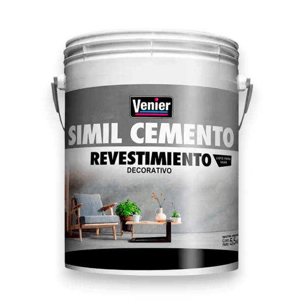 REVESTIMIENTO DECORATIVO SIMIL CEMENTO GREIGE 5,5 KG VENIER