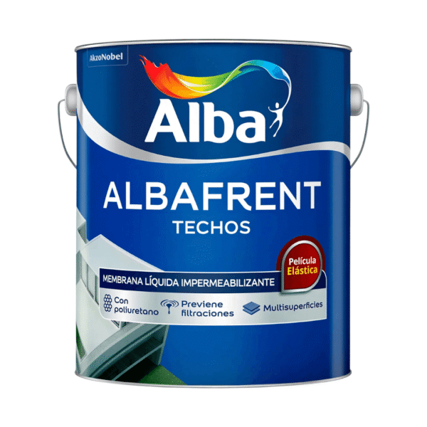ALBAFRENT IMPERMEABILIZANTE TECHOS BLANCO 4 L ALBA