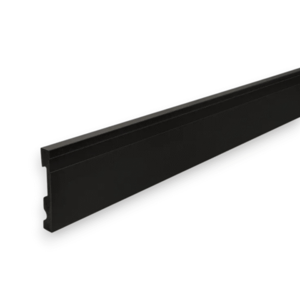 ZÓCALO EPSILON EXTRA LINE 15MM x 100MM x 2.44 M NEGRO MATE