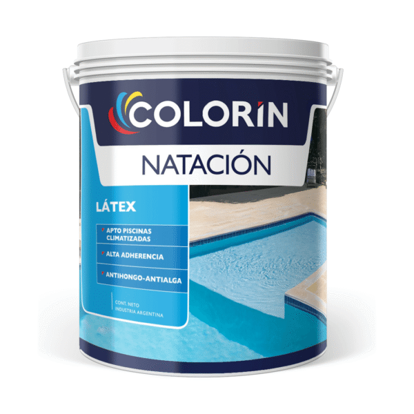 LÁTEX NATACIÓN AL AGUA PARA PISCINAS AZUL 10 L COLORÍN