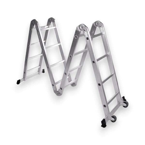 ESCALERA DE ALUMINIO ARTICULADA MULTIFUNCION 4X4 KLD1756