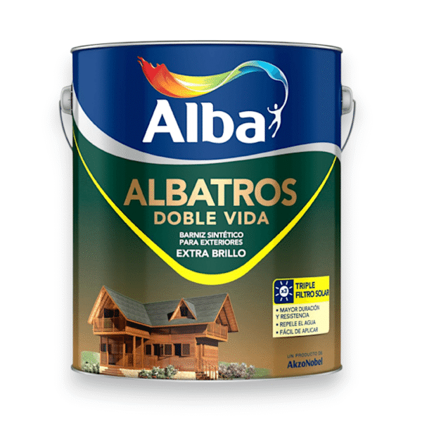 BARNIZ ALBATROS EXTERIOR DOBLE VIDA BRILLANTE