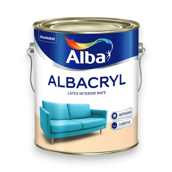 LATEX INTERIOR ALBACRYL MATE BLANCO 10 L