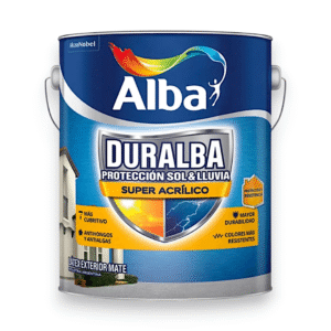 LATEX EXTERIOR DURALBA MATE BLANCO 4 L