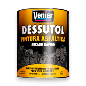 PINTURA ASFÁLTICA DESSUTOL SECADO RÁPIDO 1 L