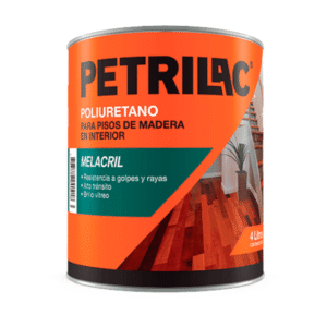 PLASTIFICANTE PARA PISOS DE MADERA MELACRIL BRILLANTE 4 L