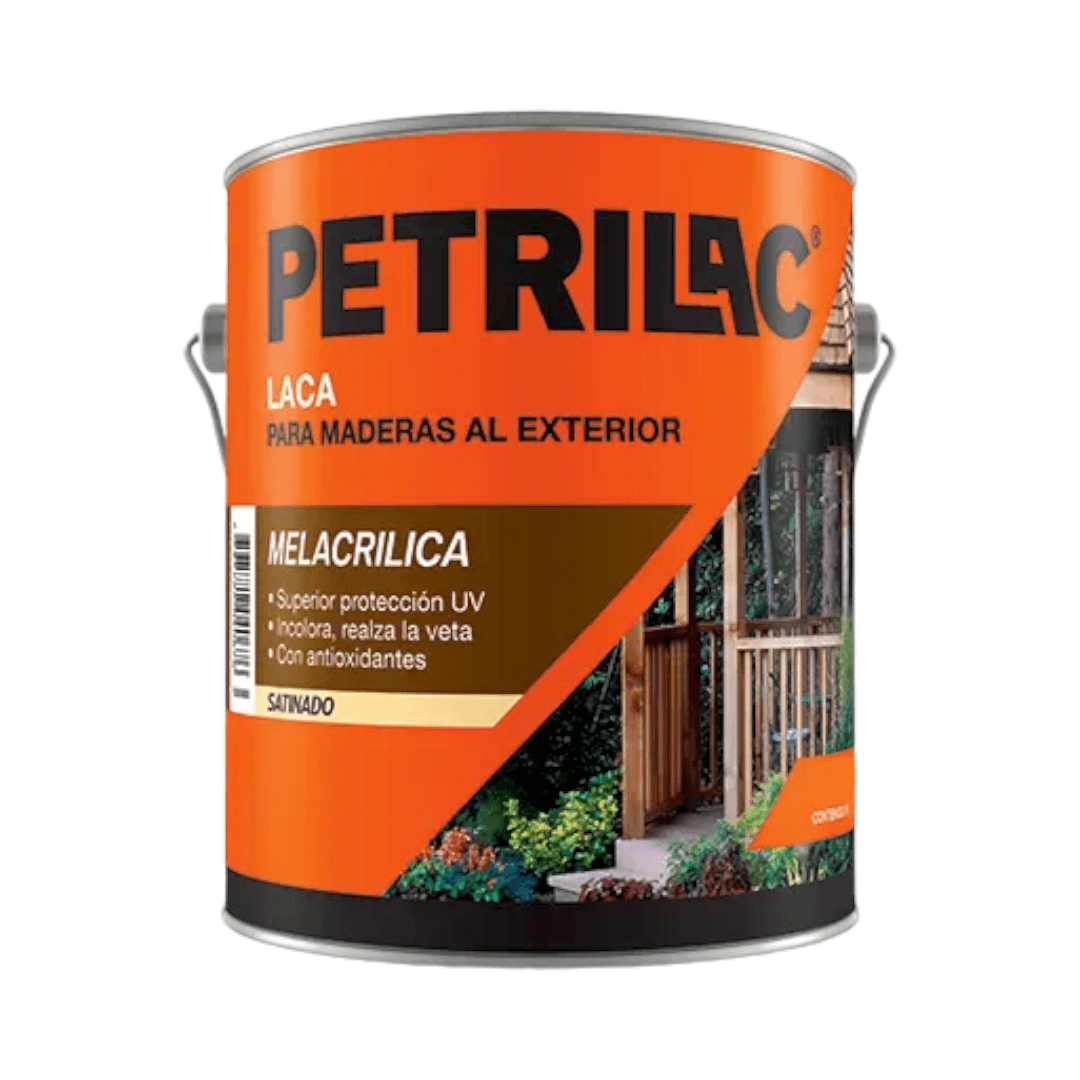 LACA PARA MADERAS EXTERIOR MELACRÍLICA SATINADO 1 L