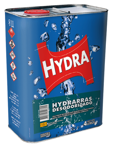 AGUARRAS DESODORIZADO BAJO OLOR 4 L