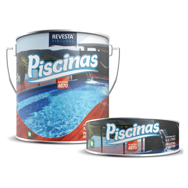 PINTURA PILETAS POLIURET. 4870 BRILLANTE AZUL 4 L