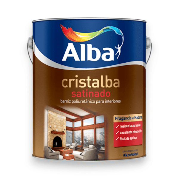 BARNIZ CRISTALBA PARA INTERIOR SATINADO 1 L