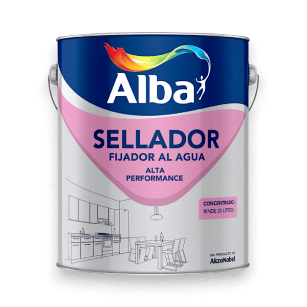 SELLADOR FIJADOR AL AGUA  ALBA 10 L