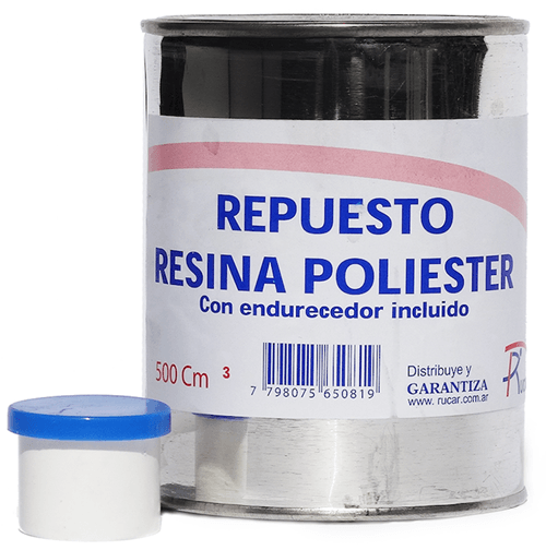RESINA POLIESTER CON ENDURECEDOR 500 CC