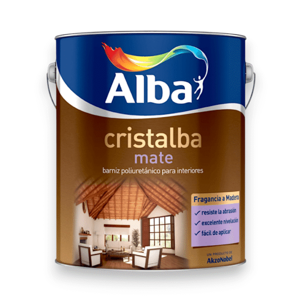 BARNIZ CRISTALBA PARA INTERIOR MATE 1 L