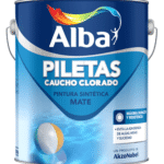 PILETAS CAUCHO CLORADO MATE CELESTE PROFUNDO 4 L