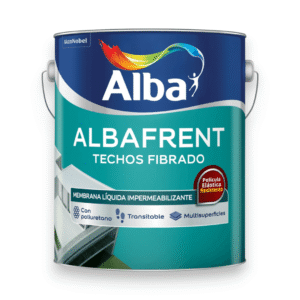 ALBAFRENT TECHOS FIBRADO SATINADO BLANCO 4 KG