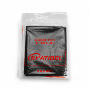 COBERTOR PLÁSTICO NEGRO 3 X 3 M
