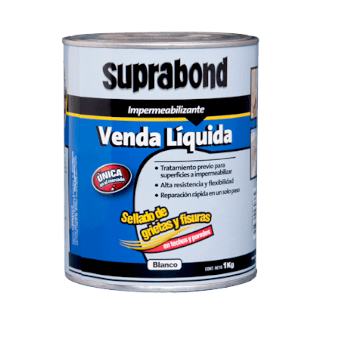 VENDA LIQUIDA IMPERMEABILIZANTE BLANCA 1 KG