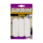 TOPETINA RECTANGULAR AUTOADHESIVA BLANCA