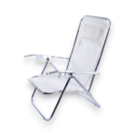 REPOSERA BLANCA CON ALMOHADA 5 POS. 7/8 ANDREA