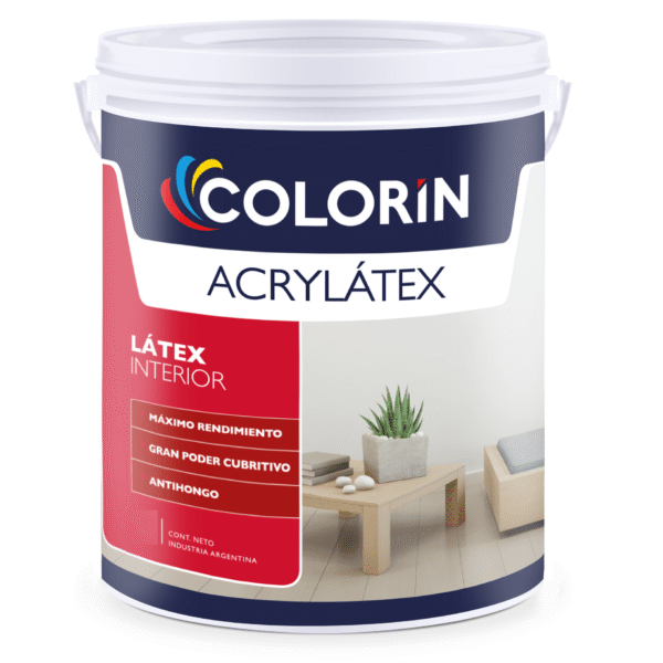 LÁTEX INTERIOR ACRYLÁTEX MATE BLANCO 10 L