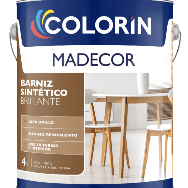 BARNIZ SINTÉTICO BRILLANTE MADECOR 4 L
