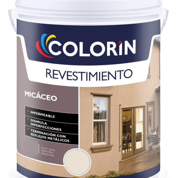 REVESTIMIENTO MICÁCEO BLANCO COLORIN