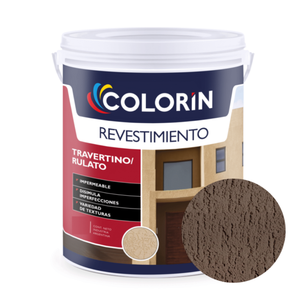 Revestimiento Texturado Medio Café Africano Colorin
