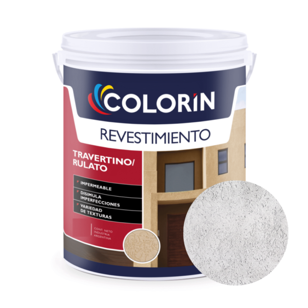 REVESTIMIENTO TRAVERTINO RULATO MEDIO BLANCO 25 KG