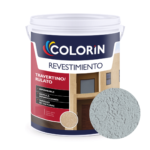 REVESTIMIENTO TRAVERTINO RULATO MEDIO GRIS PLATA 25 KG